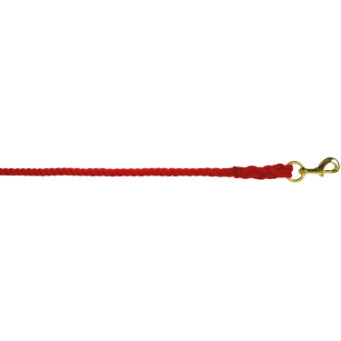 Geflochtene Baumwolllonge Rot