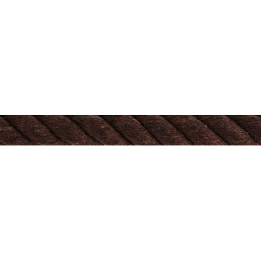 Geflochtene Baumwolllonge Bordeaux