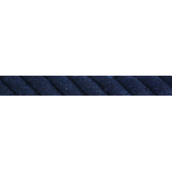 Geflochtene Baumwolllonge Marineblau