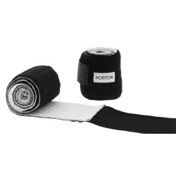 Elastische Arbeitsbandagen mit Unterbandagen Hippotonic Schwarz