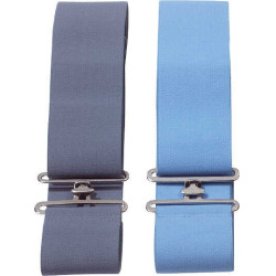 Elastischer Deckengurt einfarbig Grau