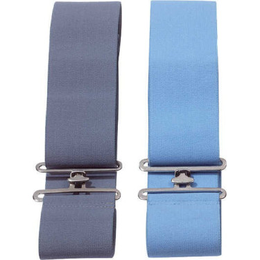 Elastischer Deckengurt einfarbig Grau