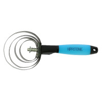 Runde Metallstriegel Hippo-Tonic Gel Neonblau