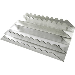 Rechteckiger Aluminium-Striegel