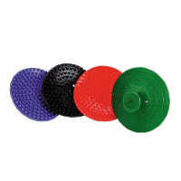 Runde Kunststoff-Striegel mit Noppen