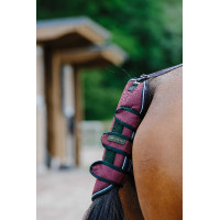 Schweifschoner Equithème Tyrex 1200D Marine / Bordeaux Blau