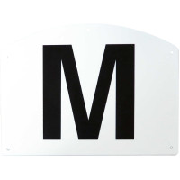 Set de 12 lettres de manège support plastique