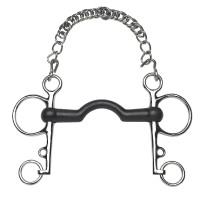 Pelham-Gebiss Feeling Gummi gerade Zungenfreiheit