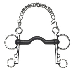 Pelham-Gebiss Feeling Gummi gerade Zungenfreiheit