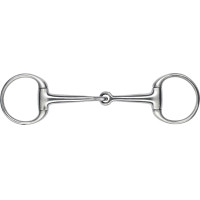 Olivenkopf-Gebiss mit Schenkeln Feeling satiniertes Edelstahl