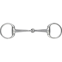 Olivenkopf-Gebiss mit Schenkeln Feeling satiniertes Edelstahl