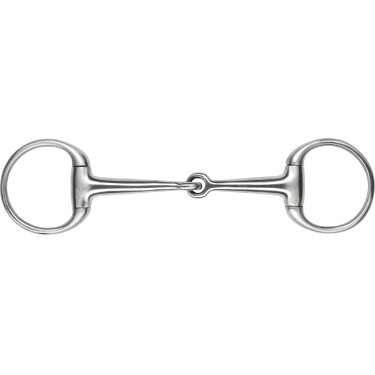 Olivenkopf-Gebiss mit Schenkeln Feeling satiniertes Edelstahl