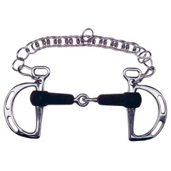 Spanisches Gebiss Feeling mit gebrochenen Gummipassagen