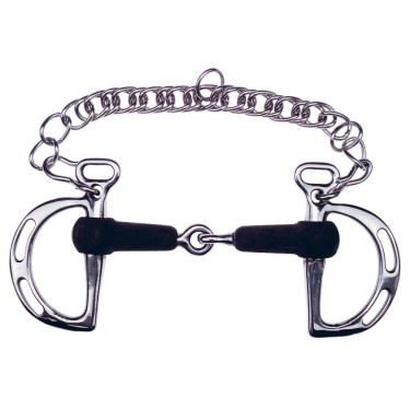 Spanisches Gebiss Feeling mit gebrochenen Gummipassagen