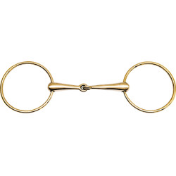 Mundstück 2 große Ringe Feeling Neusilber