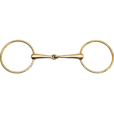 Mundstück 2 große Ringe Feeling Neusilber