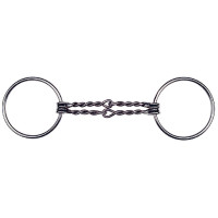 Gebiss 2 Ringe Feeling doppelt gedrehte Kanonen