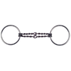 Gebiss 2 Ringe Feeling doppelt gedrehte Kanonen