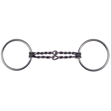 Gebiss 2 Ringe Feeling doppelt gedrehte Kanonen