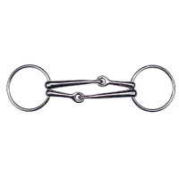 Gebiss 2 Ringe Feeling doppelte Mundstücke