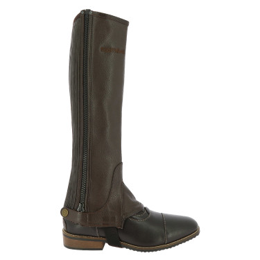 Mini-Chaps Equithème Leder Braun