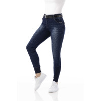 Jeans Damen Equithème Texas Denimblau