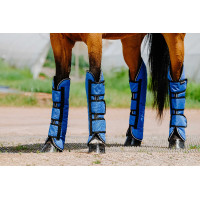 Transportgamaschen Equithème Tyrex 1200 D Blau / Schwarz