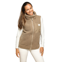 Damen-Westenweste On GEM ohne Ärmel Kastanie Braun