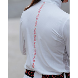 Damen-Langarm-Poloshirt Victore GEM Weiß Wei&szlig;