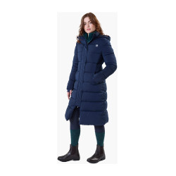 Langer, wattierter Damenmantel Horseware Verve Marine Marineblau