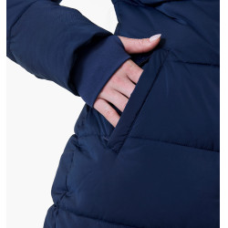 Langer, wattierter Damenmantel Horseware Verve Marine Marineblau