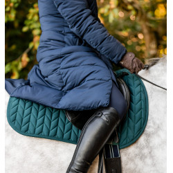 Langer, wattierter Damenmantel Horseware Verve Marine Marineblau