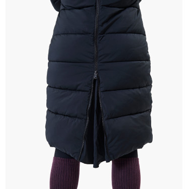 Langer, wattierter Damenmantel Horseware Verve Schwarz