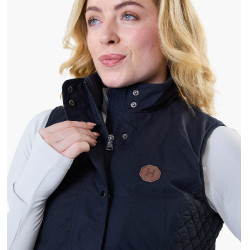Damen-Westenjacke Horseware Newmarket ohne Ärmel Marine Marineblau