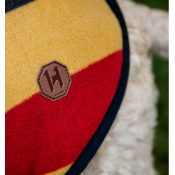 Horseware Newmarket Fleece-Decke für Hunde Weißgold