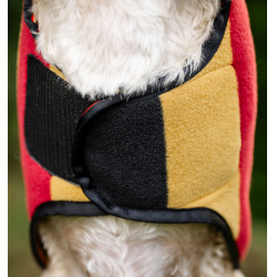 Horseware Newmarket Fleece-Decke für Hunde Weißgold