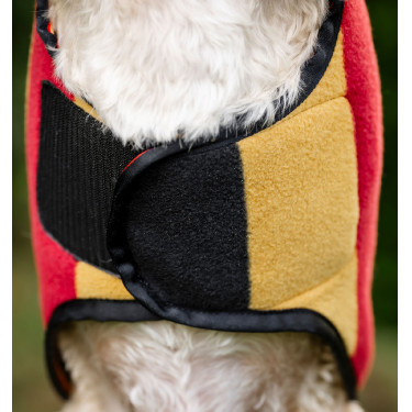 Horseware Newmarket Fleece-Decke für Hunde Weißgold