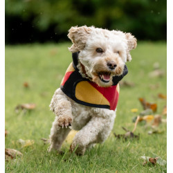 Horseware Newmarket Fleece-Decke für Hunde Weißgold