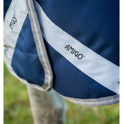 Horseware Amigo 1200D FieldSafe Plus Weidedecke 250 g Marine / Titan Grau / Silber Marineblau Horseware Amigo 1200D FieldSafe Plus Weidedecke 250 g Marine / Titan Grau / Silber Marineblau
