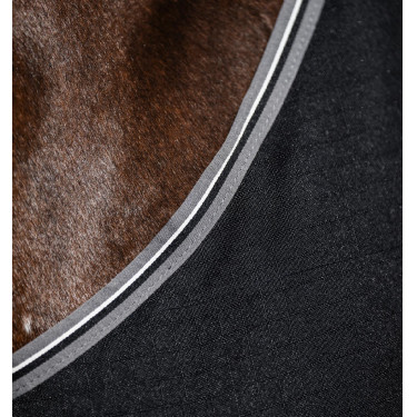 Horseware Rambo Boxdecke Mikrofaserfutter Schwarz / Sturm / Silbergrau