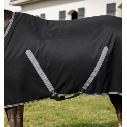 Horseware Rambo Boxdecke Mikrofaserfutter Schwarz / Sturm / Silbergrau