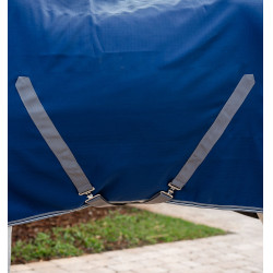 Horseware Rambo Boxdecke Mikrofaserfutter Marine / Gewitter / Silbergrau Marineblau