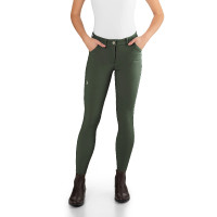 Damen-Reithose Ego7 Jumping PT Khaki Gr&uuml;n