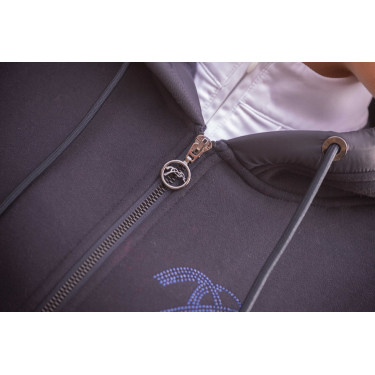 Fluoreszierendes Sweatshirt Pénélope Marine Marineblau Fluoreszierendes Sweatshirt Pénélope Marine Marineblau