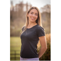 T-Shirt Pénélope Techty Kurzarm Ecru Wei&szlig;