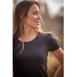 T-Shirt Pénélope Techty Kurzarm Grau