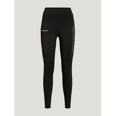 Damenreitleggings Tommy Hilfiger Equestrian Elmira mit Vollgrip Schwarz