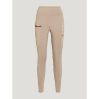 Damenreitleggings Tommy Hilfiger Equestrian Elmira mit Vollgrip Fossil Braun