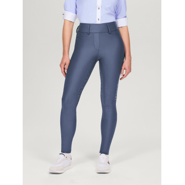 Tommy Hilfiger Equestrian Highland Hybrid Damen-Vollbesatzreithose Verwaschenes Indigo