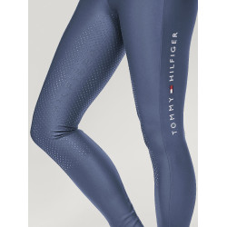 Tommy Hilfiger Equestrian Highland Hybrid Damen-Vollbesatzreithose Verwaschenes Indigo